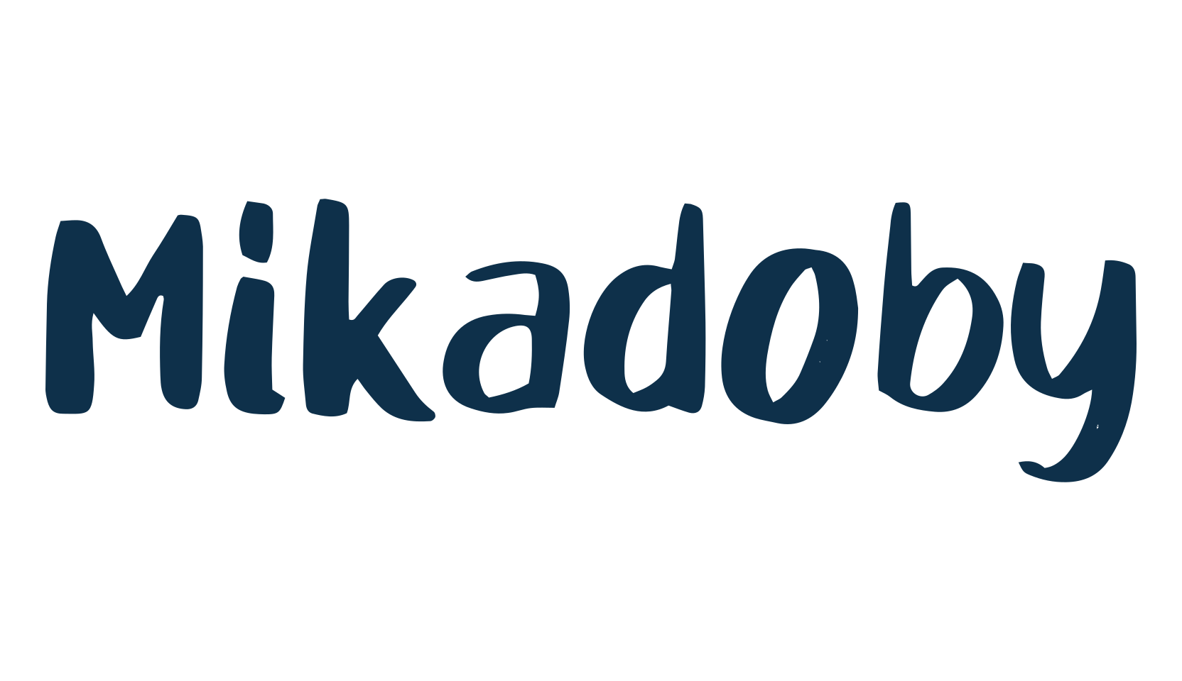 Mikadoby, cartoon font preview