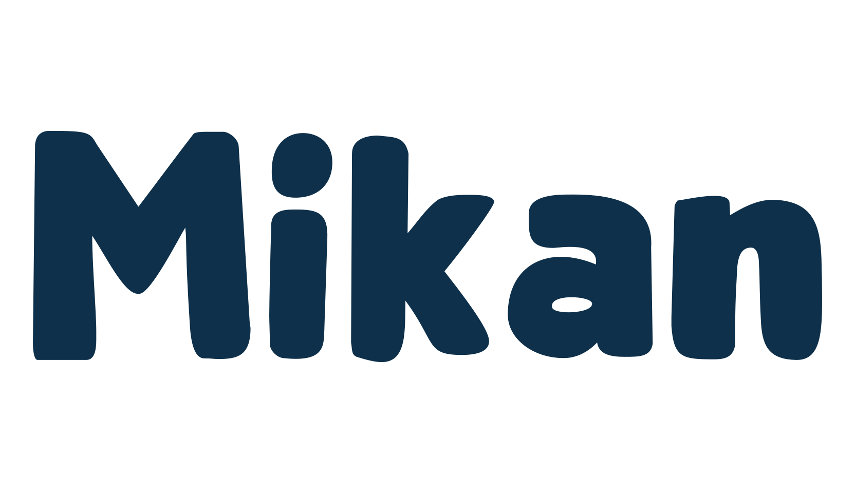 Mikan, fancy cartoon decorative font preview
