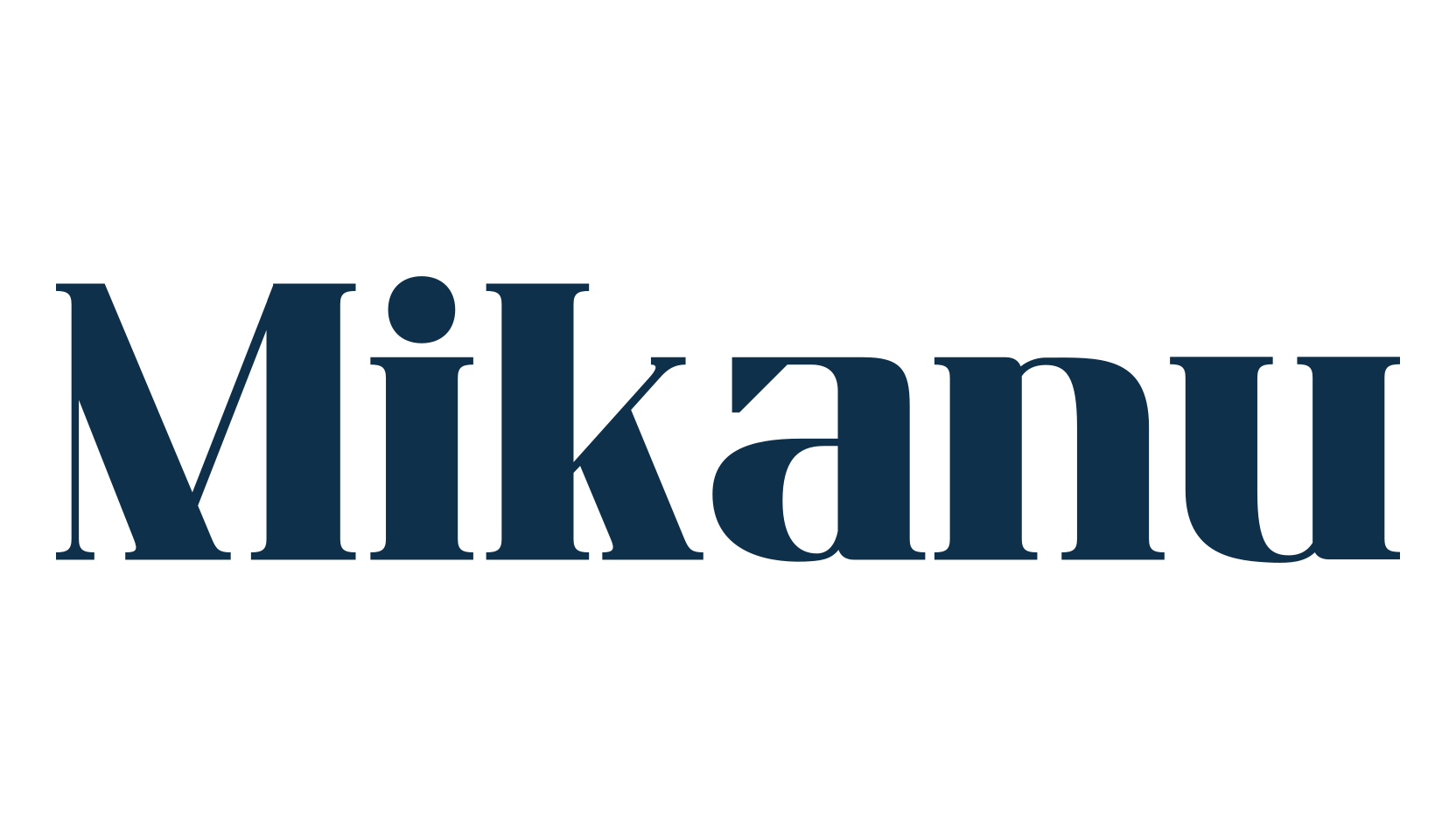 Mikanu, basic serif font preview