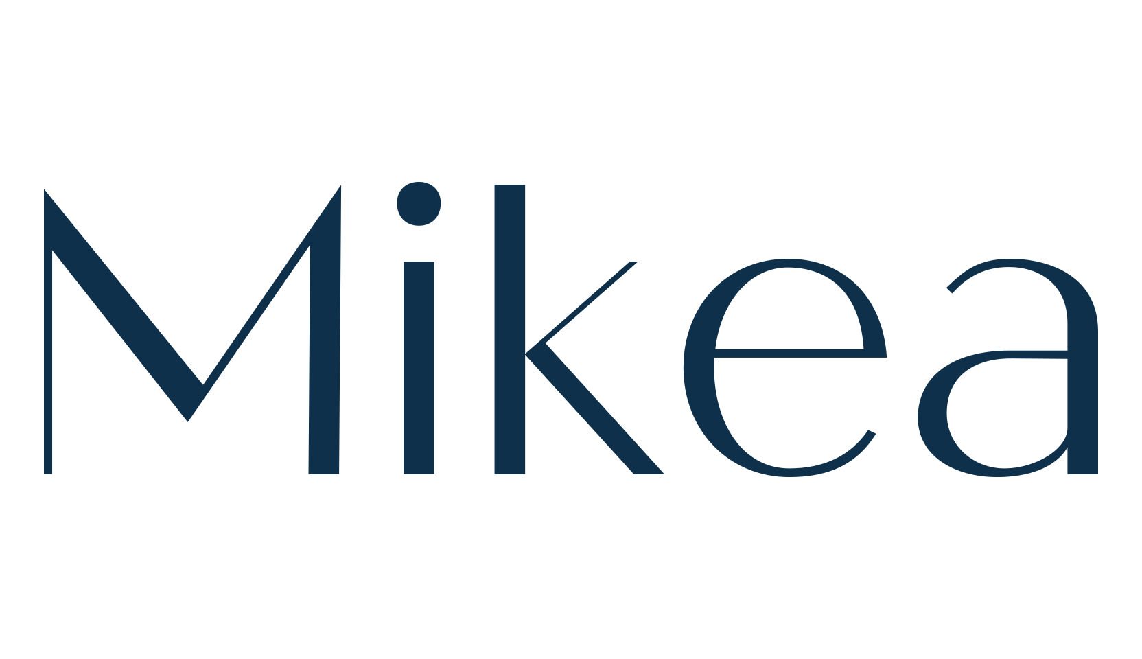 Mikea, basic sans serif font preview