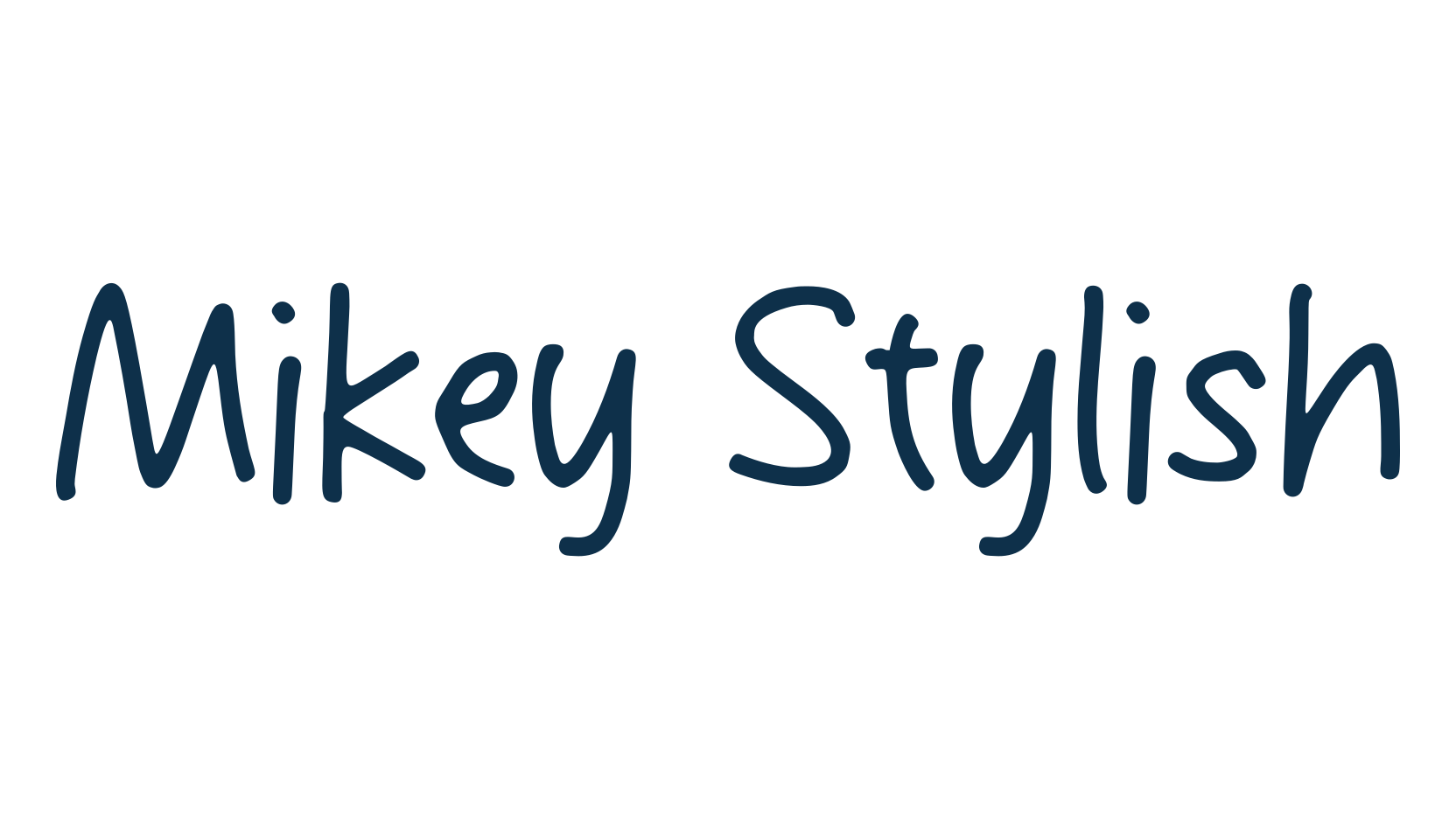 Mikey Stylish, script handwritten fancy decorative calligraphy font preview