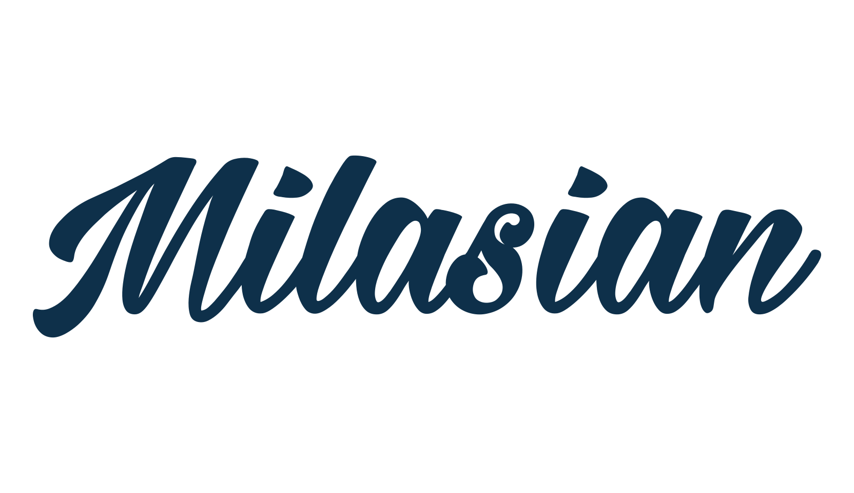 Milasian, fancy decorative font preview
