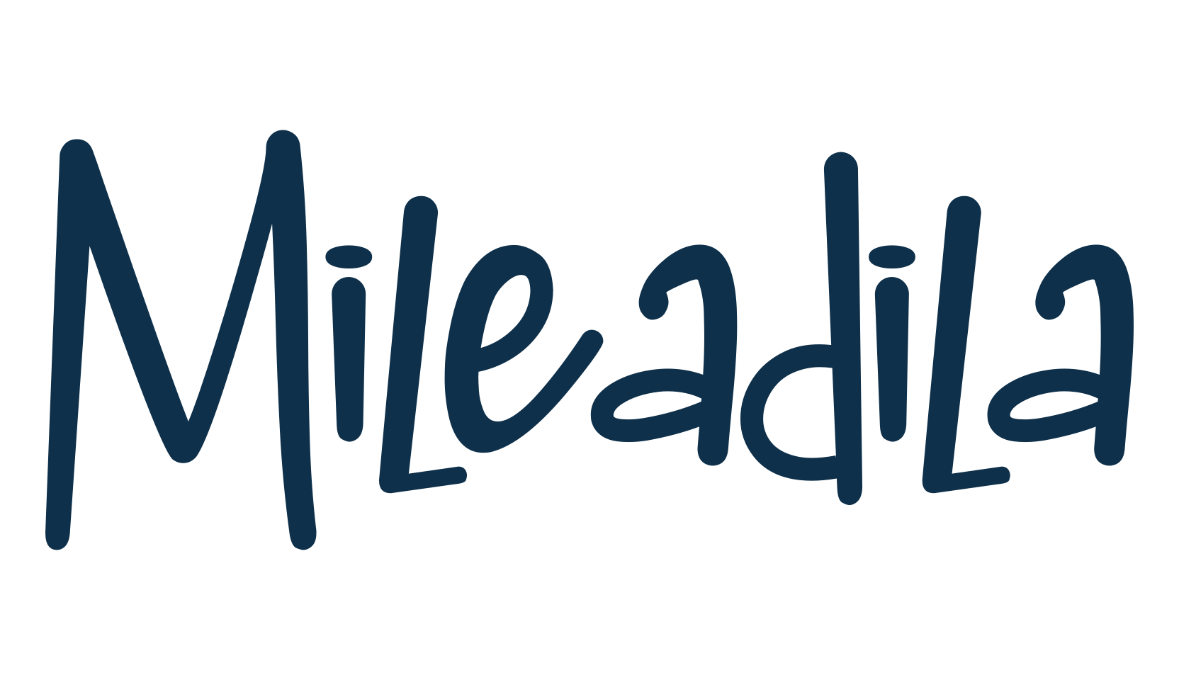 Mileadila, various font preview
