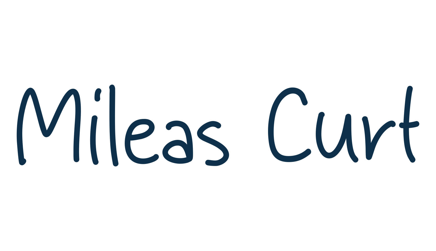Mileas Curt, script handwritten fancy decorative calligraphy font preview