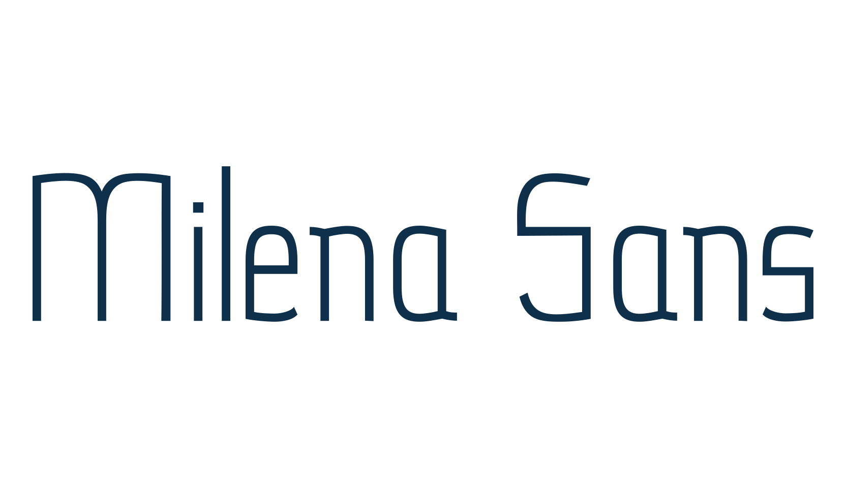 Milena Sans, various font preview