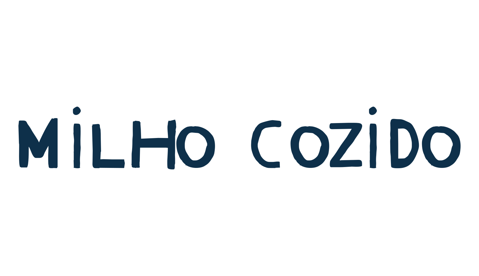 Milho Cozido, various font preview