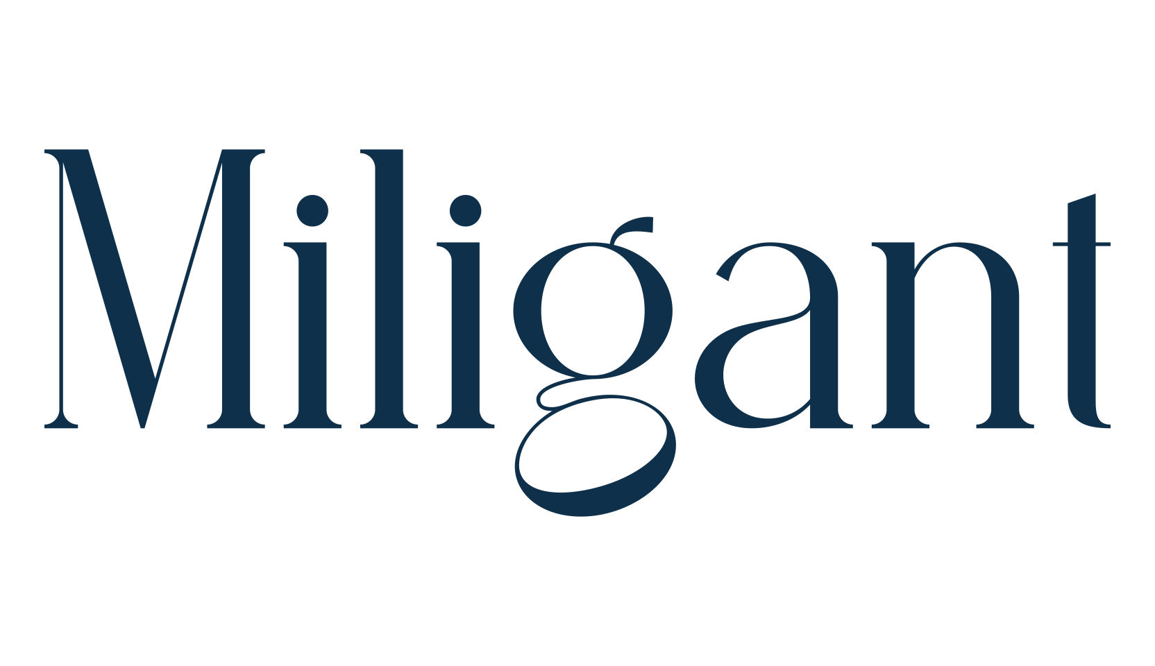 Miligant, basic serif font preview