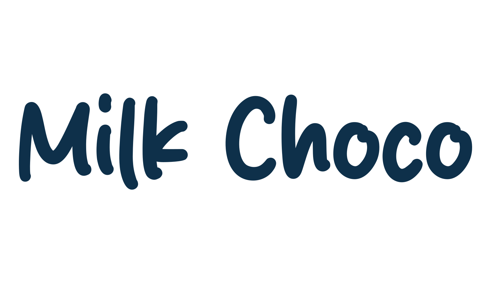Milk Choco, script handwritten fancy decorative calligraphy font preview