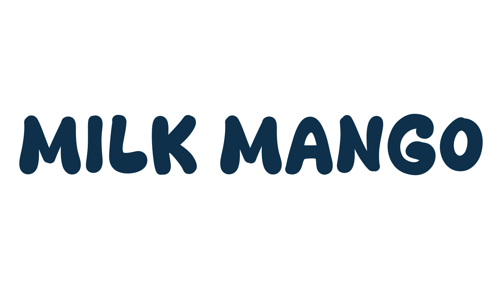 Milk Mango, fancy decorative font preview