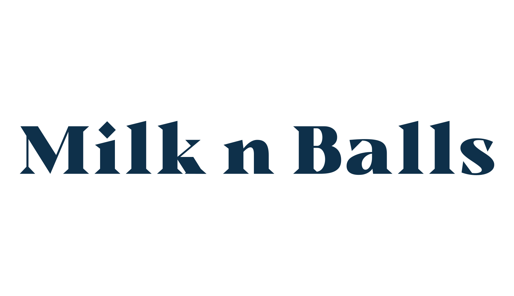 Milk n Balls, basic serif font preview