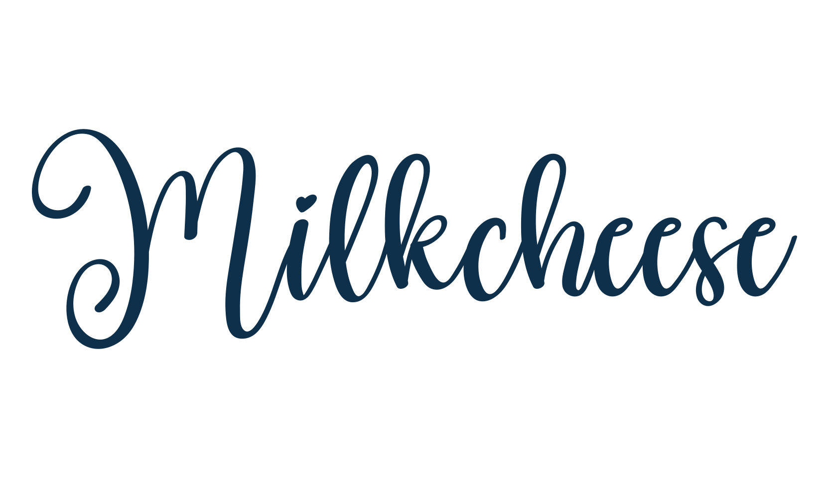 Milkcheese, script calligraphy fancy decorative font preview