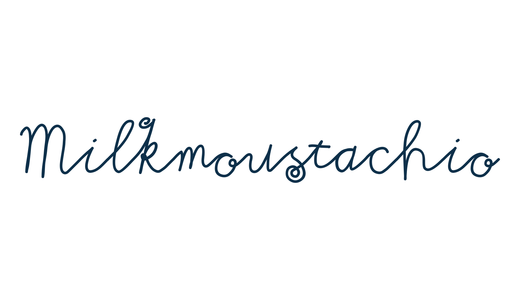 Milkmoustachio, fancy various decorative script calligraphy font preview