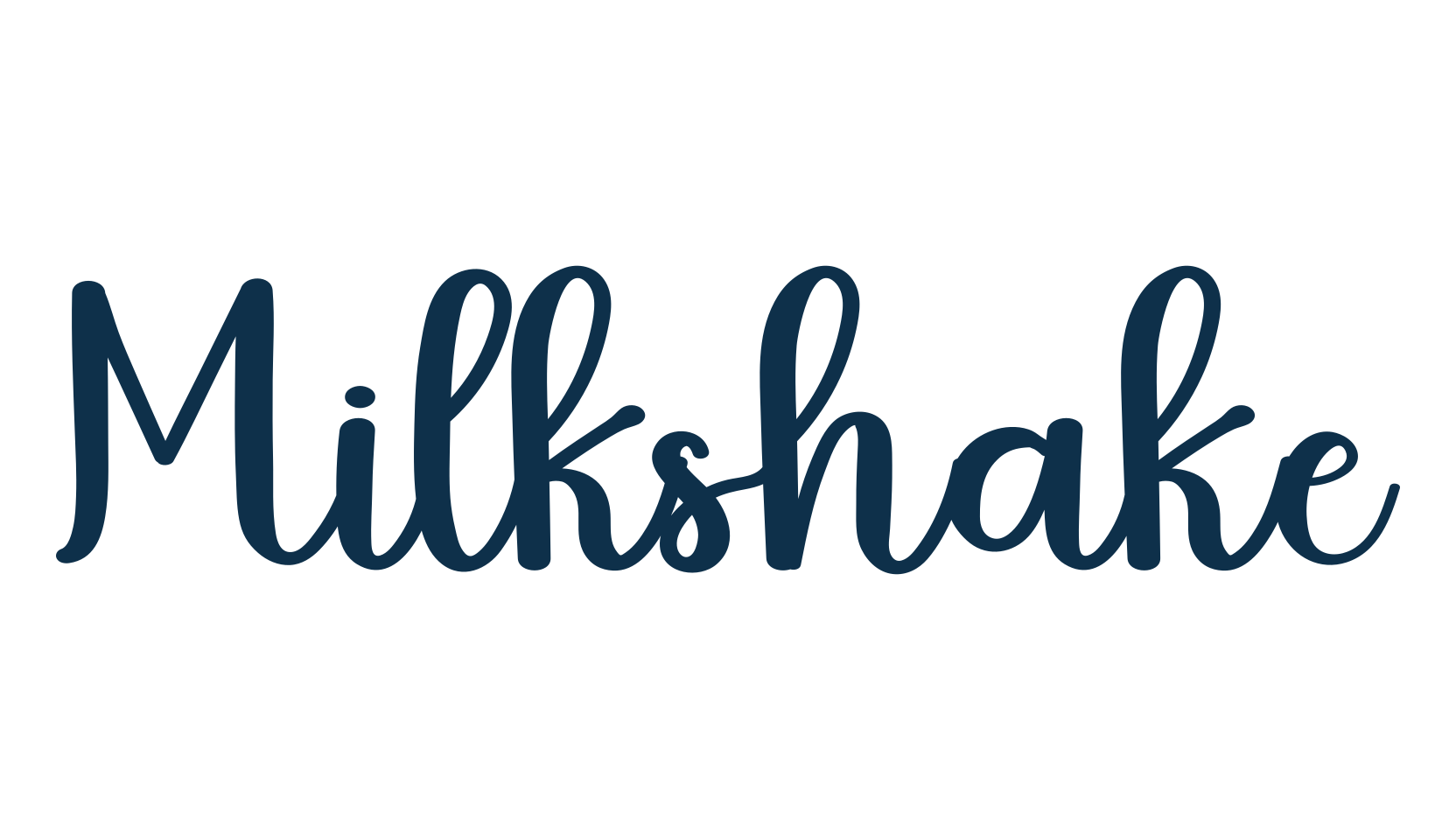 Milkshake (milkshake-7), various font preview