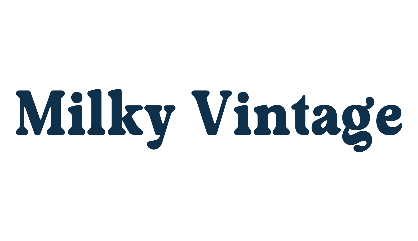 Milky Vintage, fancy retro decorative font preview