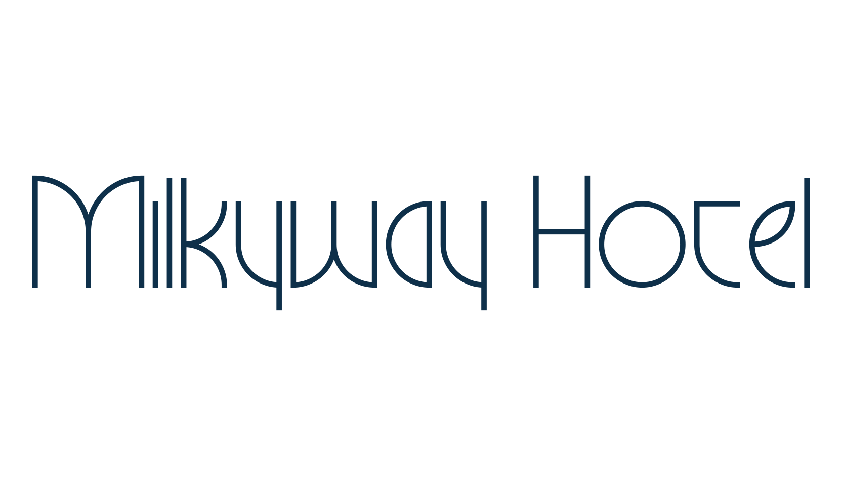 Milkyway Hotel, fancy retro decorative font preview