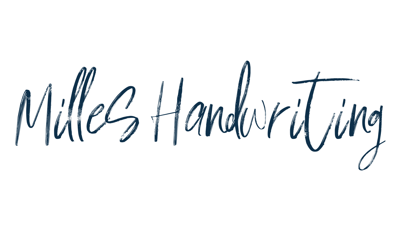 Milles Handwriting, script handwritten fancy decorative calligraphy font preview
