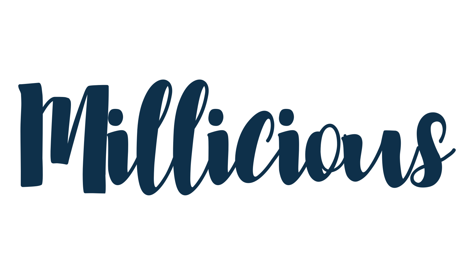 Millicious, display market font preview