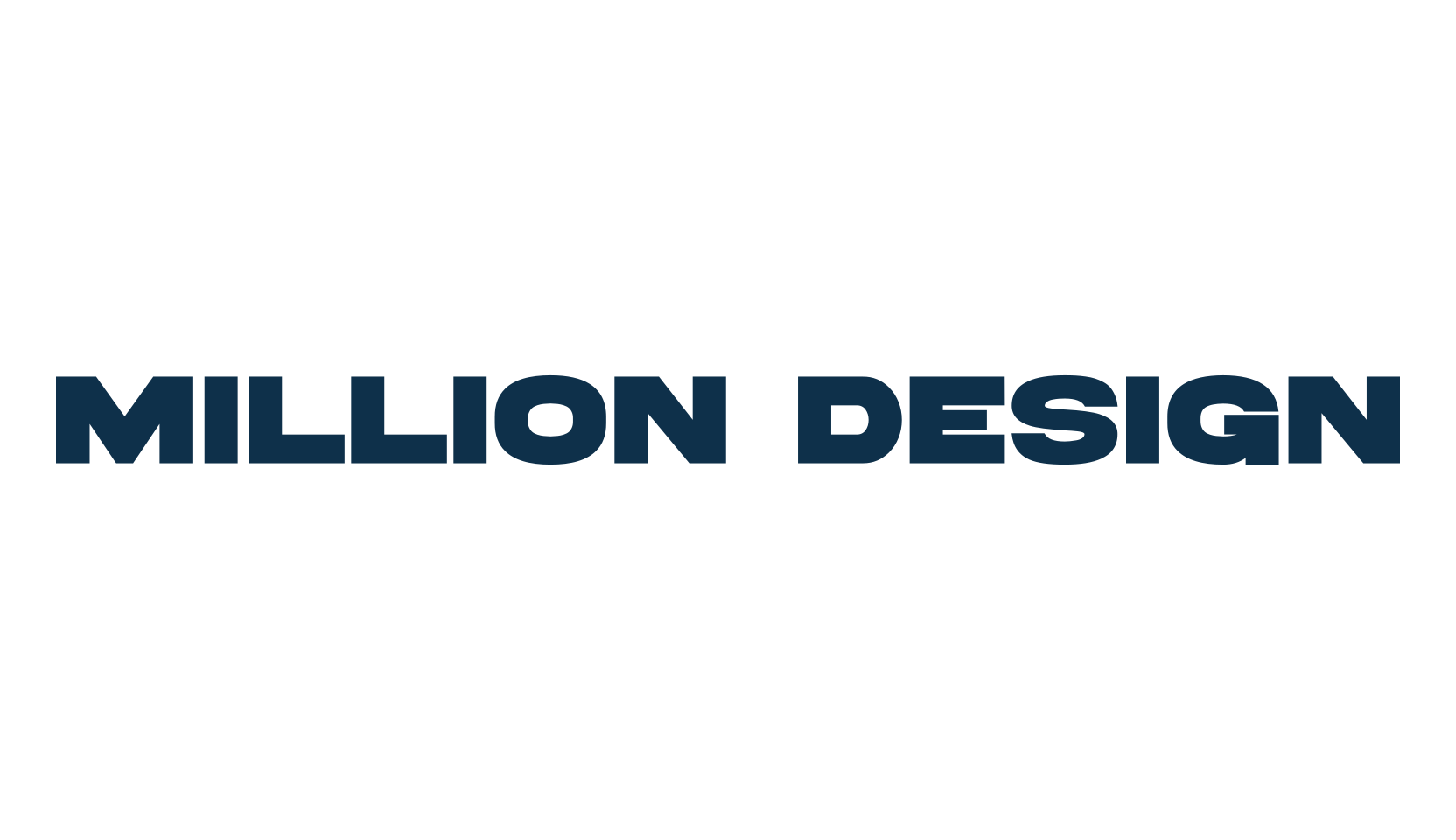 Million Design, sans serif font preview