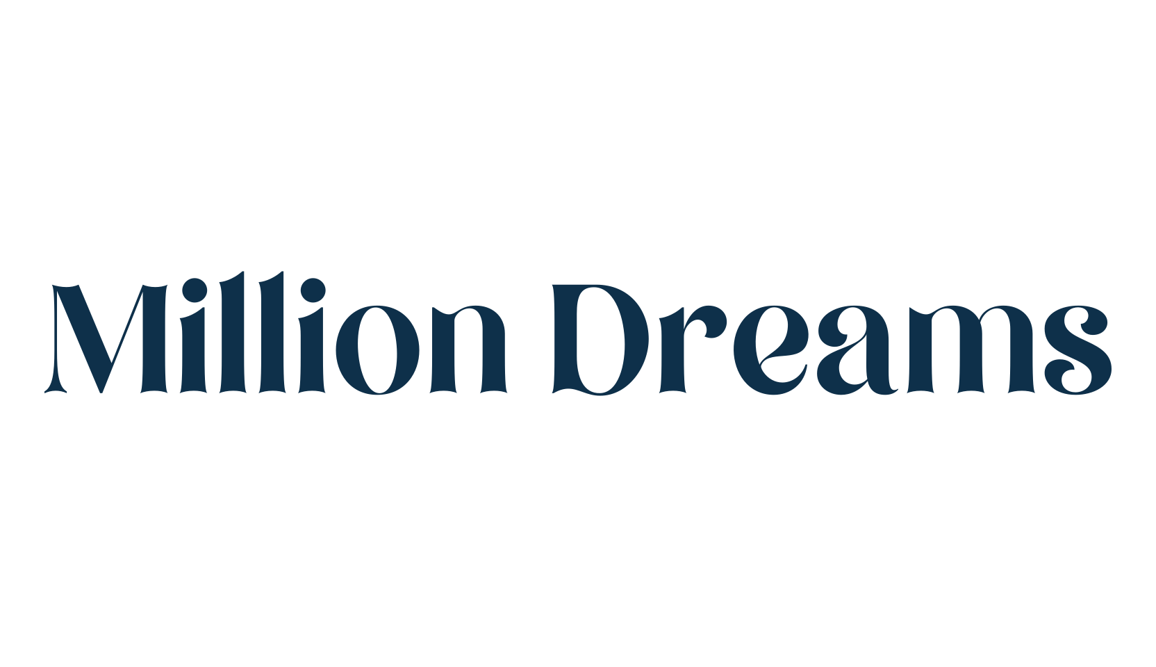 Million Dreams, fancy retro decorative font preview