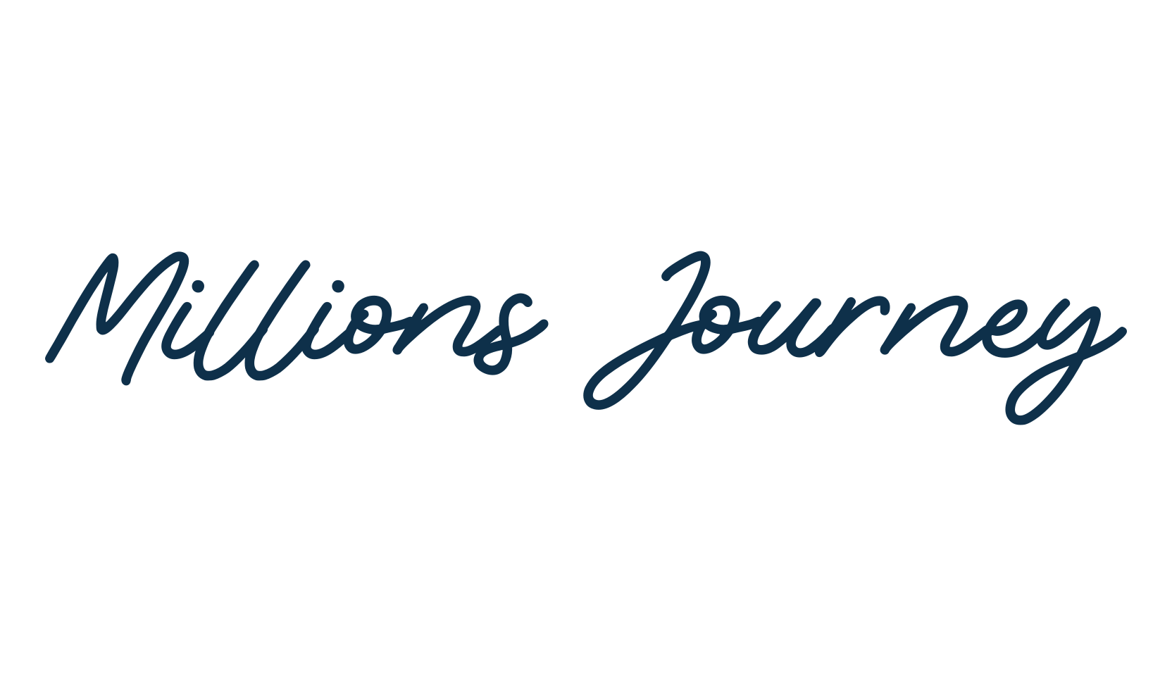 Millions Journey, handwriting font preview