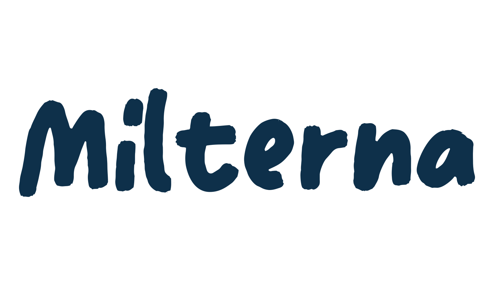 Milterna, script handwritten fancy decorative calligraphy font preview