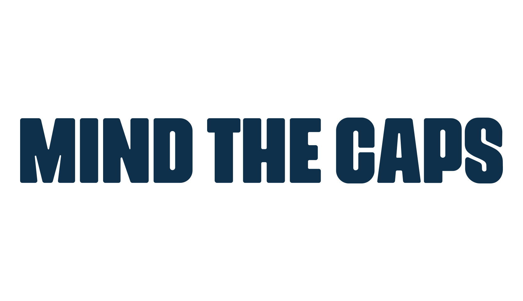 Mind The Caps, basic sans serif font preview