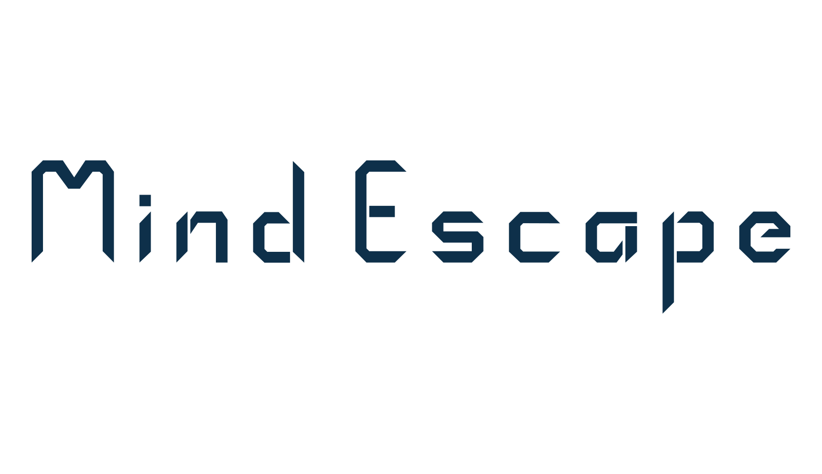 Mind Escape, techno square sci-fi font preview