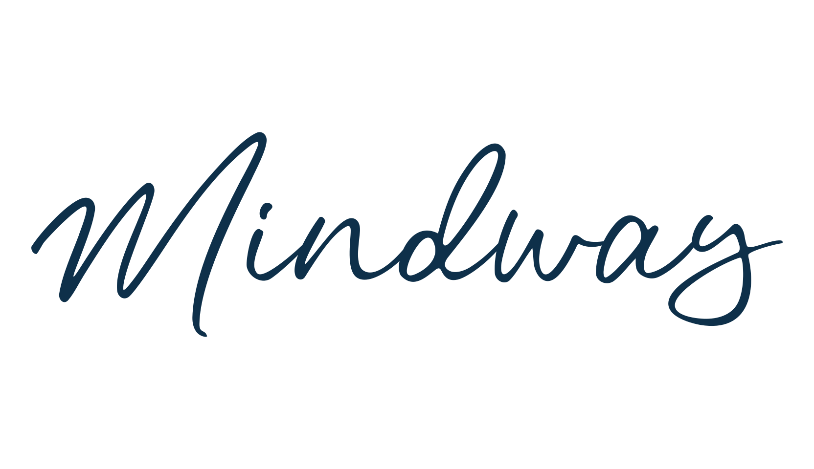 Mindway, handwriting font preview