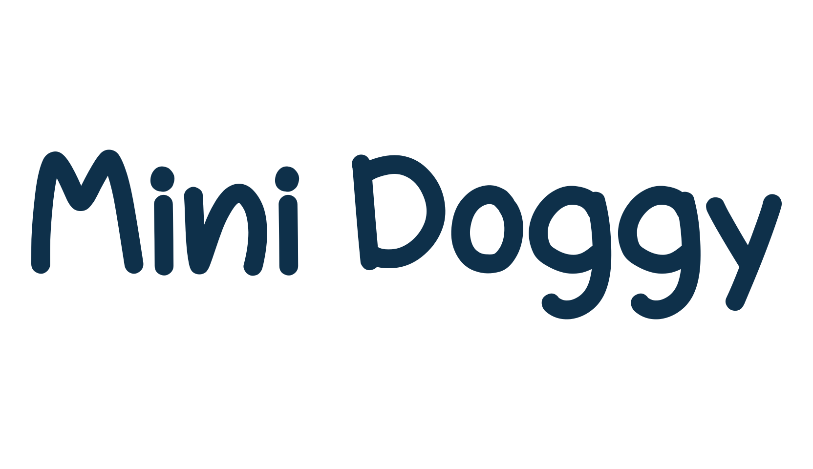 Mini Doggy, fancy various decorative script calligraphy font preview