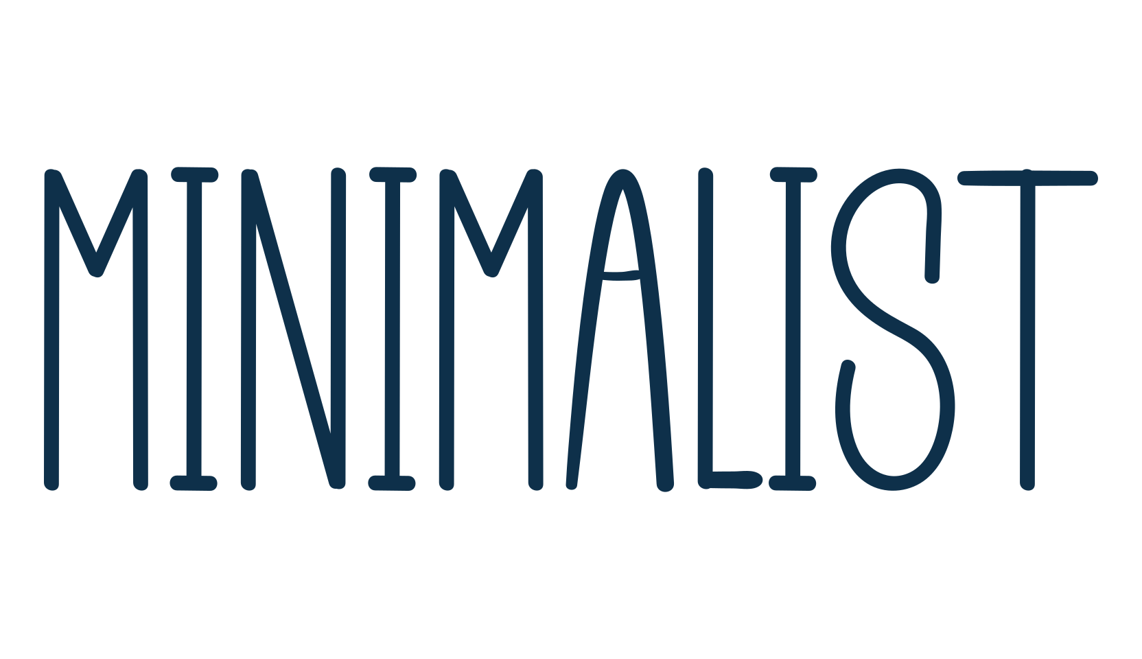 Minimalist (minimalist-14), script handwritten fancy decorative calligraphy font preview