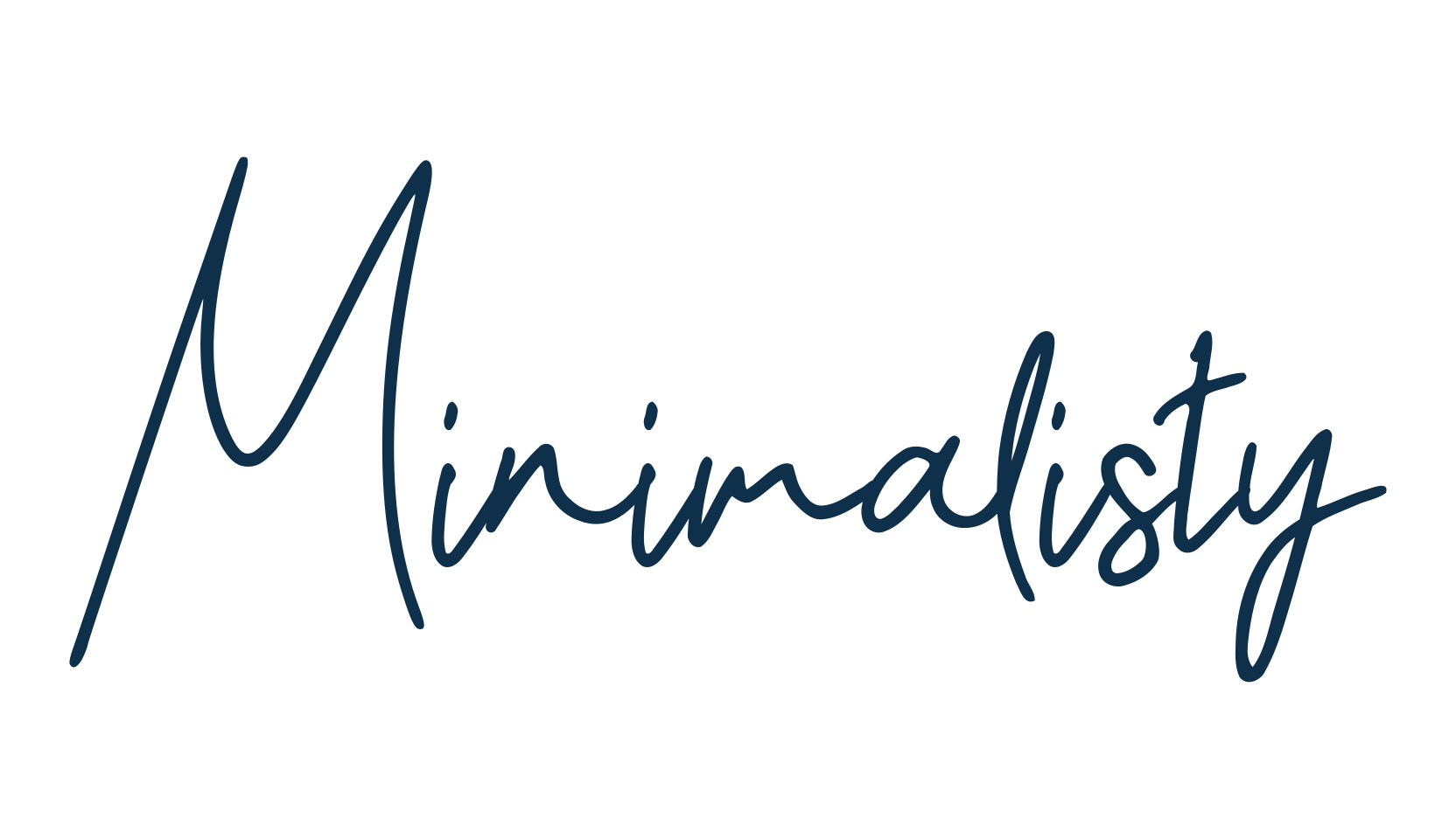 Minimalisty, script handwritten fancy decorative calligraphy font preview