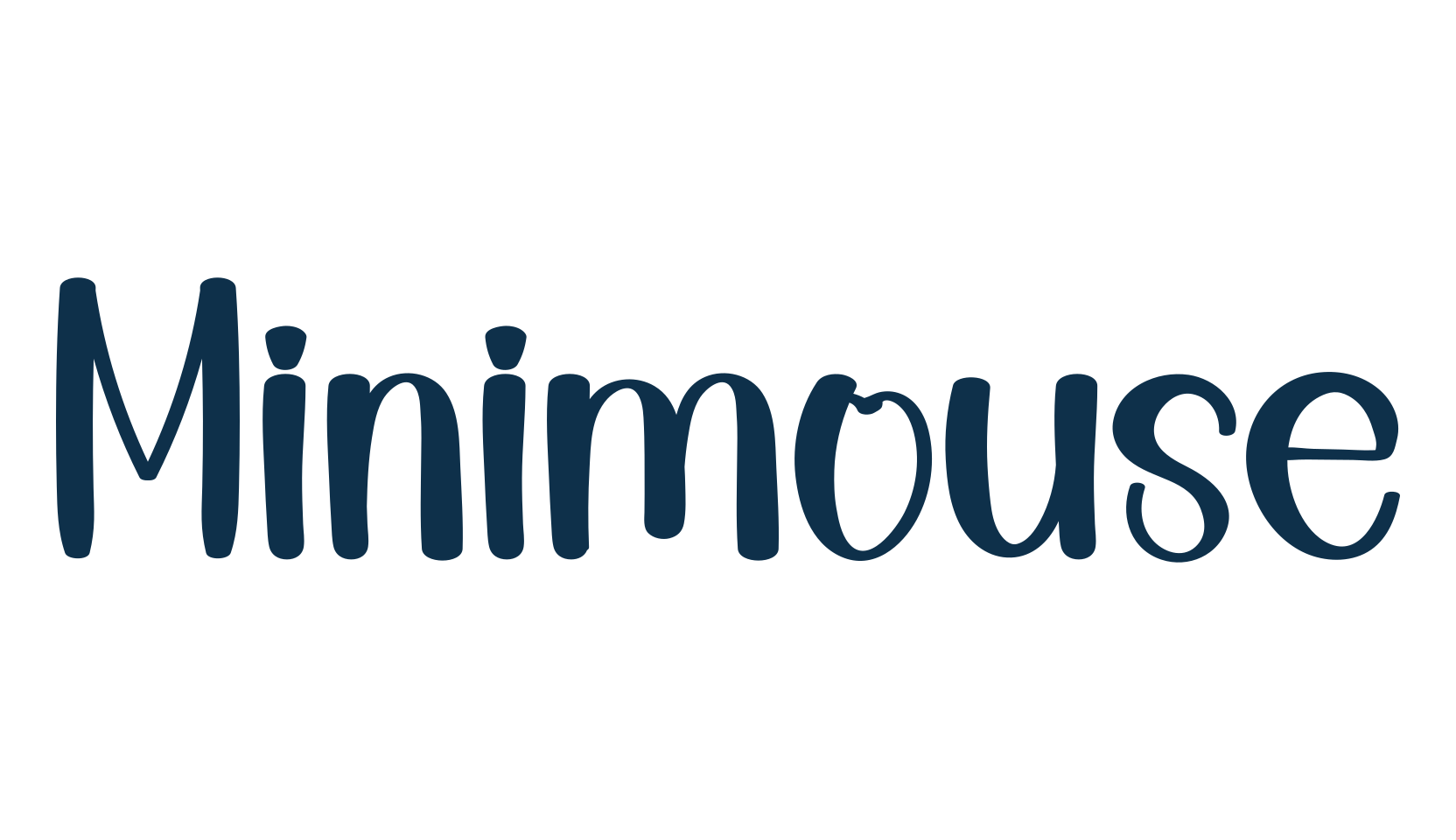 Minimouse, various font preview