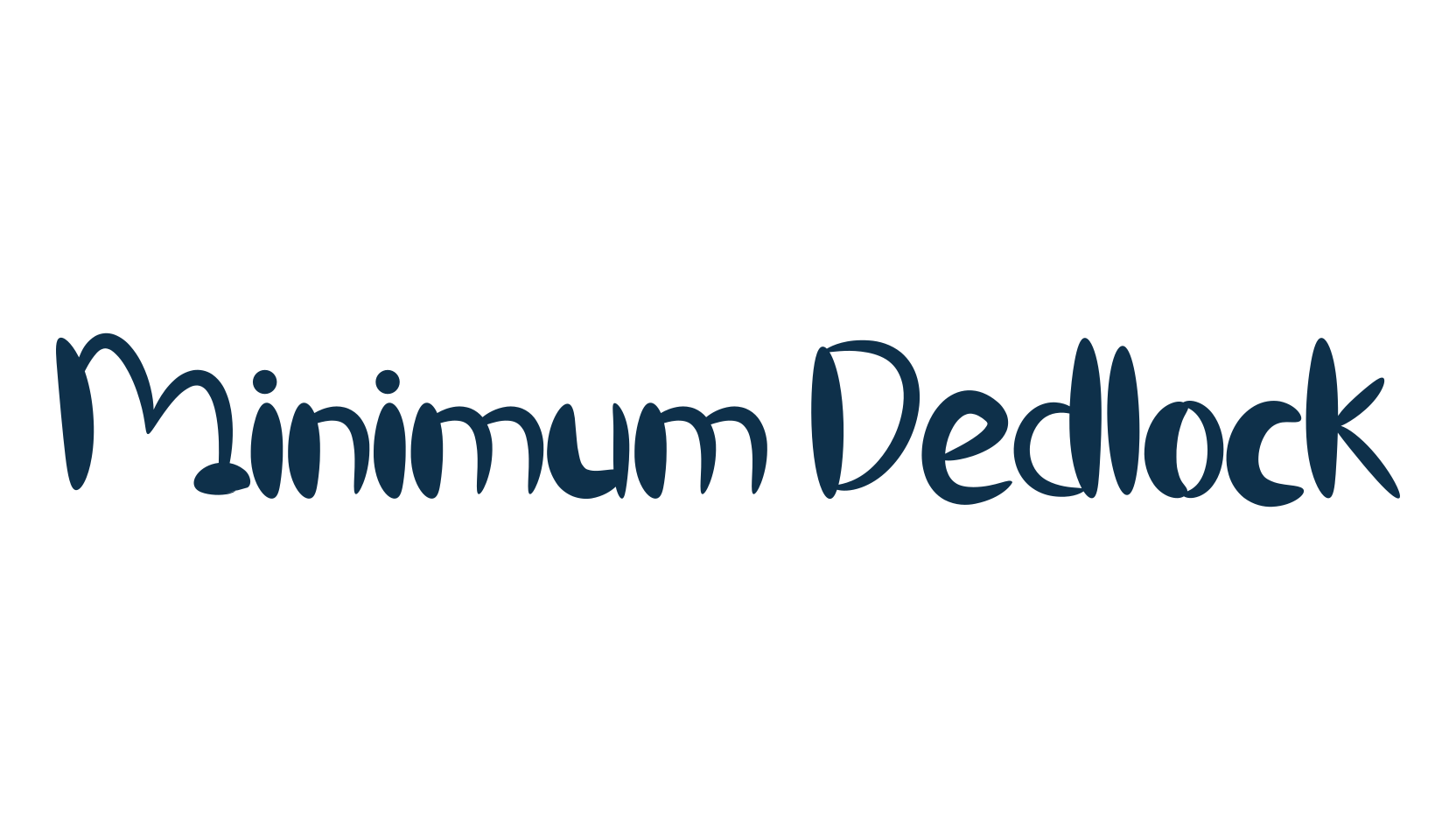Minimum Dedlock, cartoon font preview