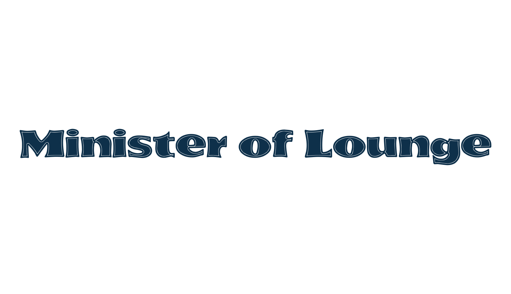 Minister of Lounge, various font preview