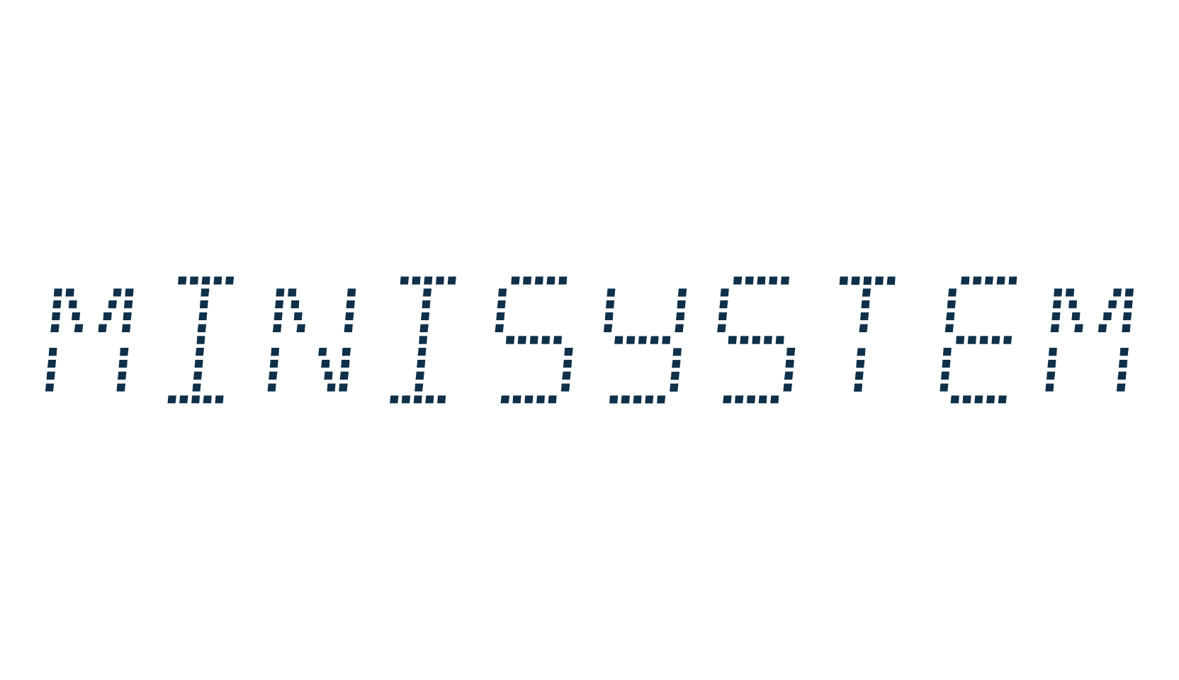 Minisystem, lcd font preview