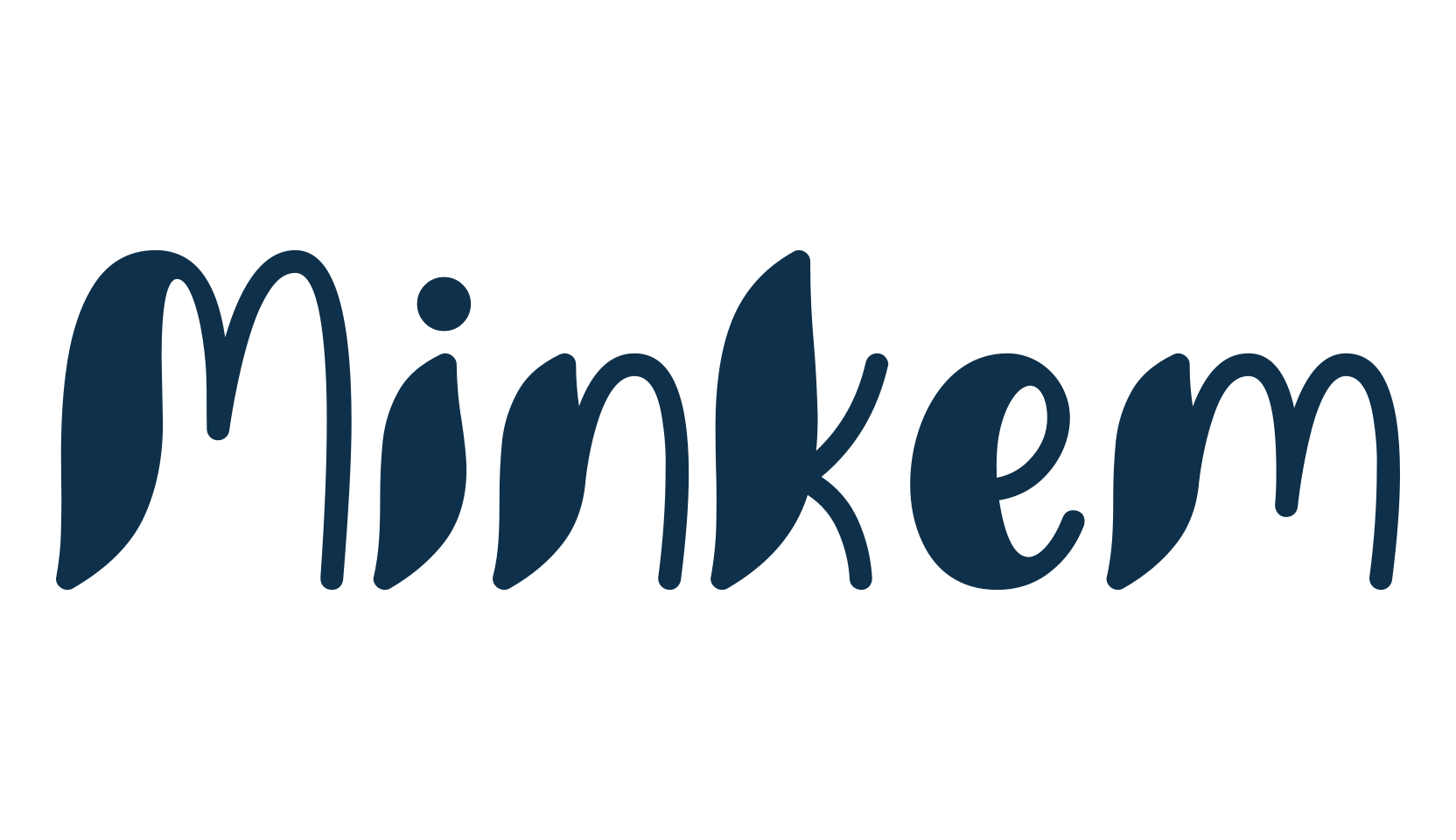 Minkem, fancy various decorative font preview
