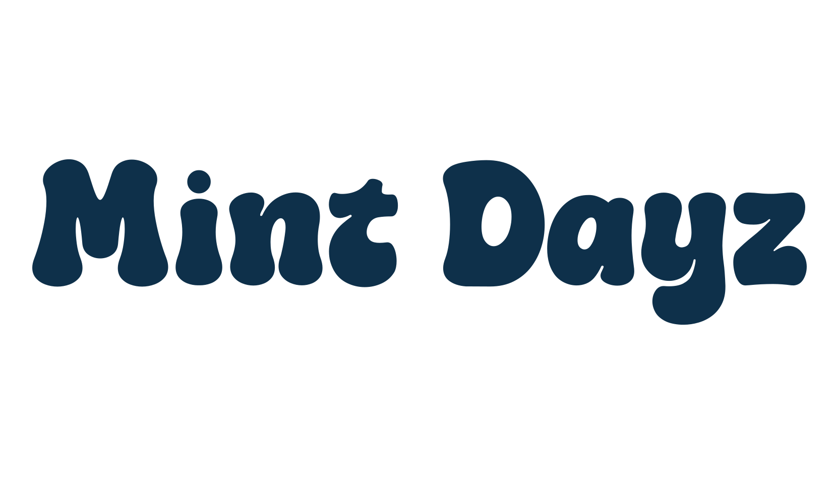 Mint Dayz, groovy font preview
