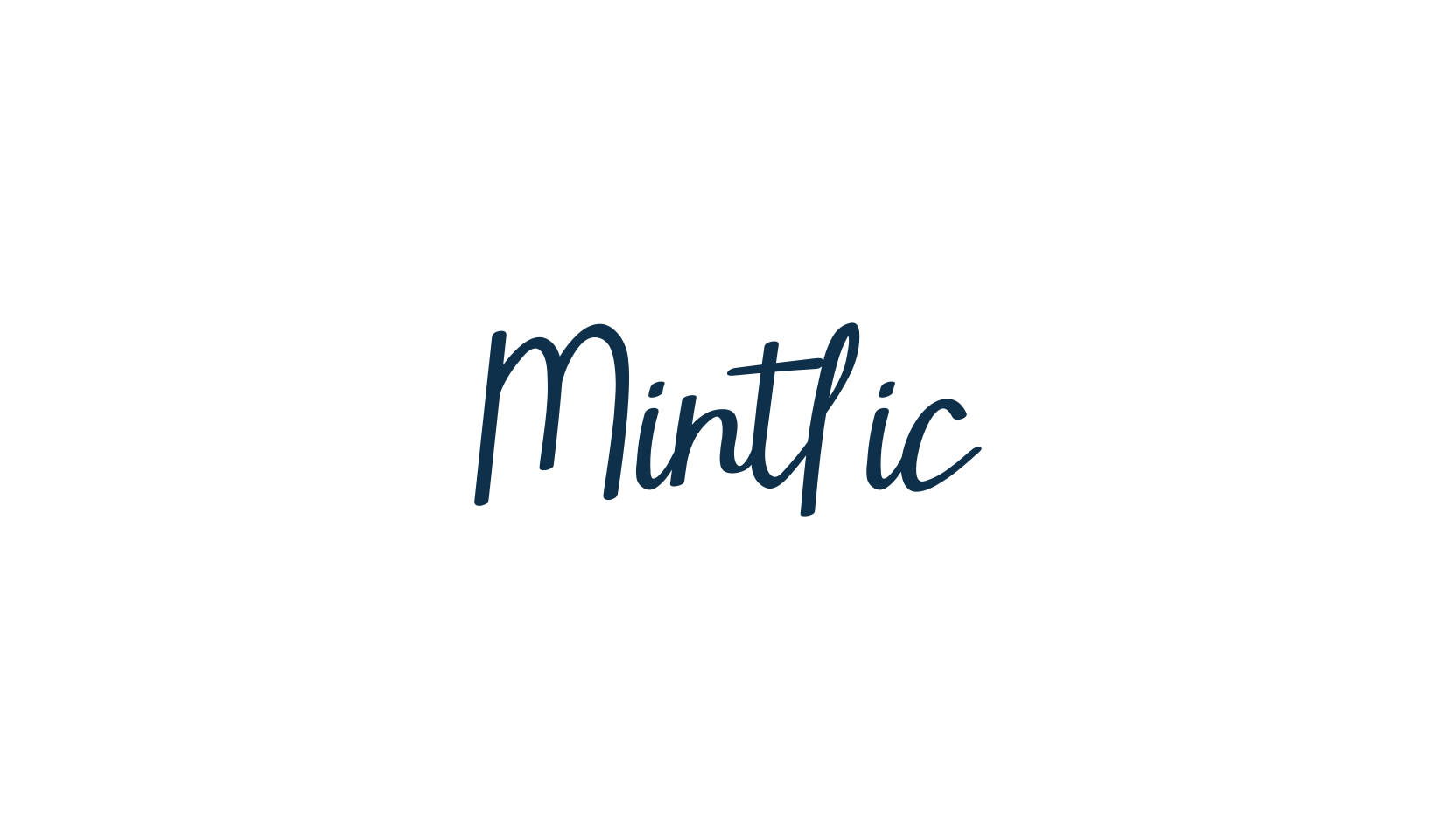 Mintlic, script handwritten fancy decorative calligraphy font preview