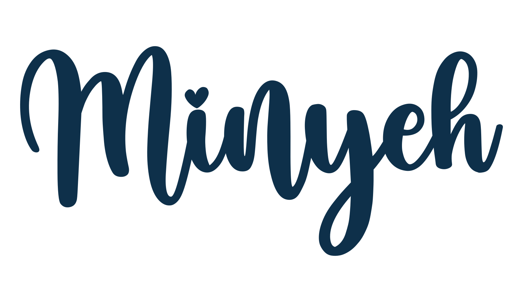 Minyeh, script calligraphy fancy decorative font preview