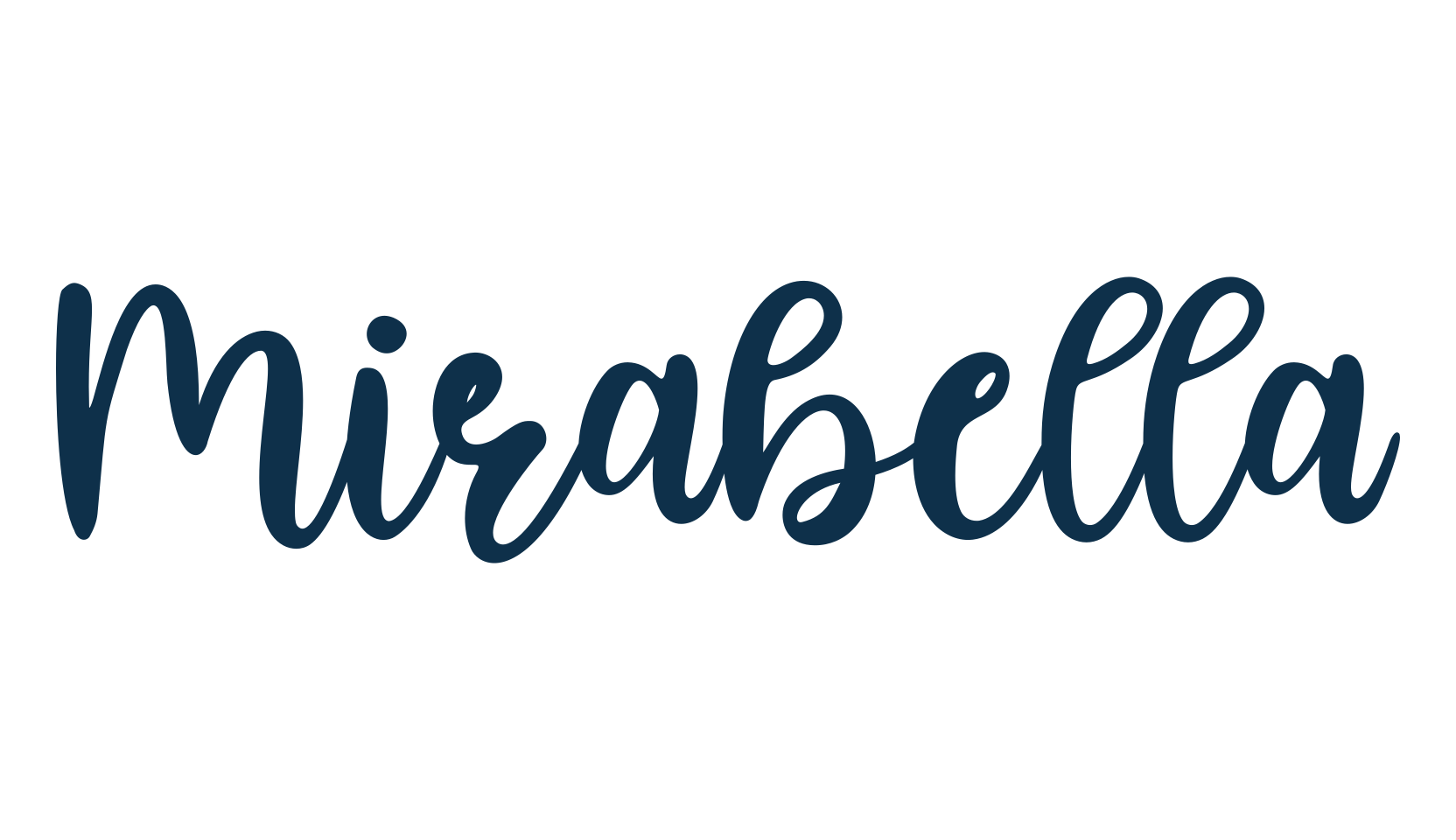 Mirabella (mirabella), fancy decorative font preview