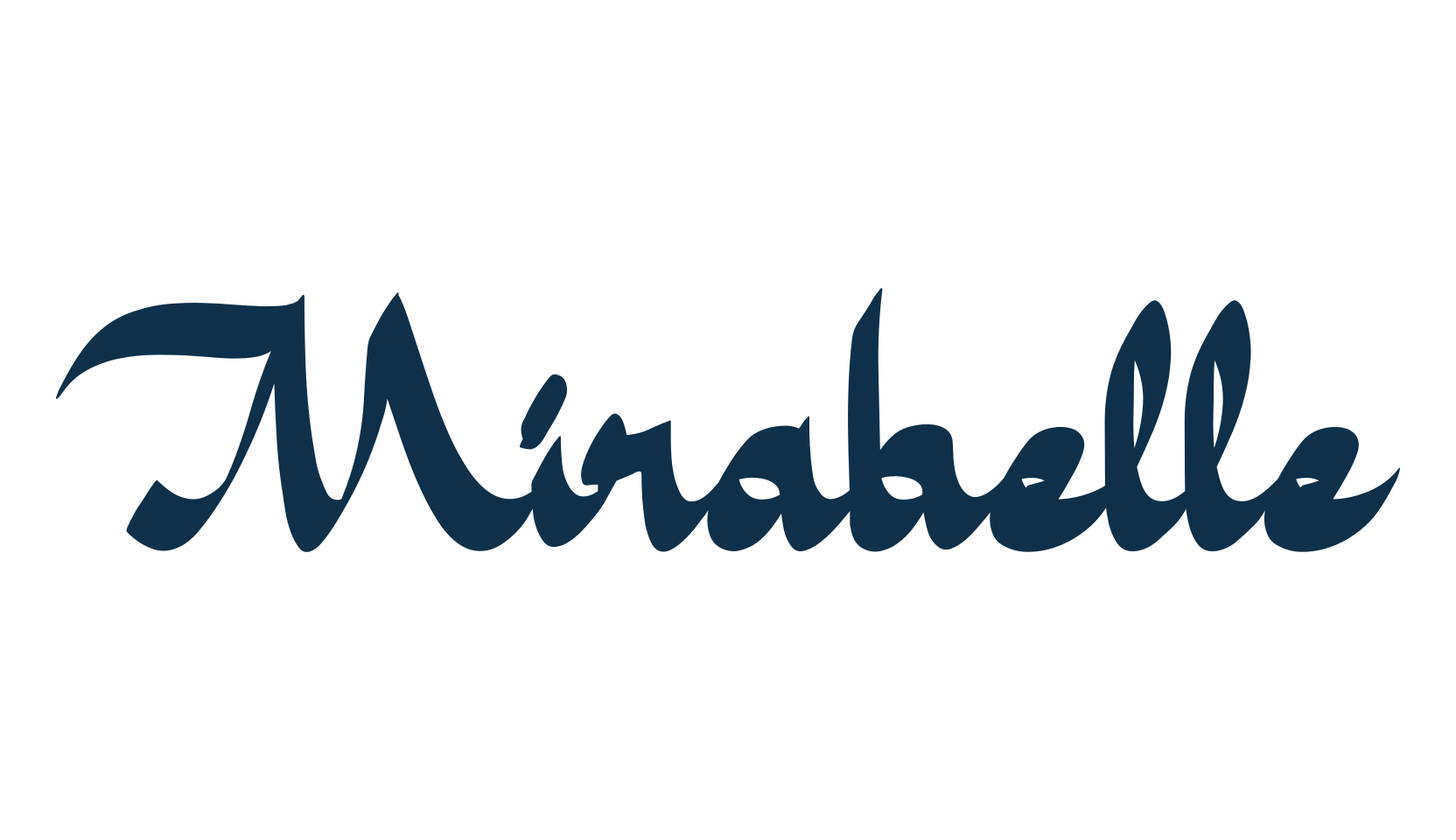 Mirabelle, fancy decorative font preview