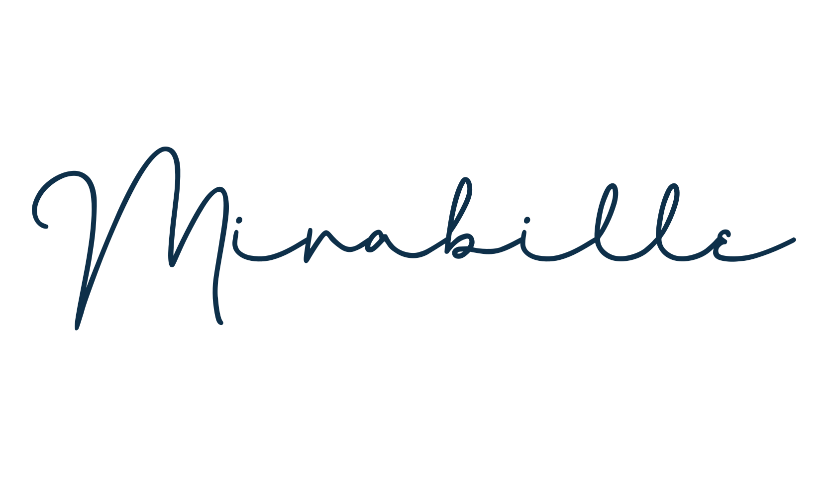 Mirabille, script handwritten fancy decorative calligraphy font preview