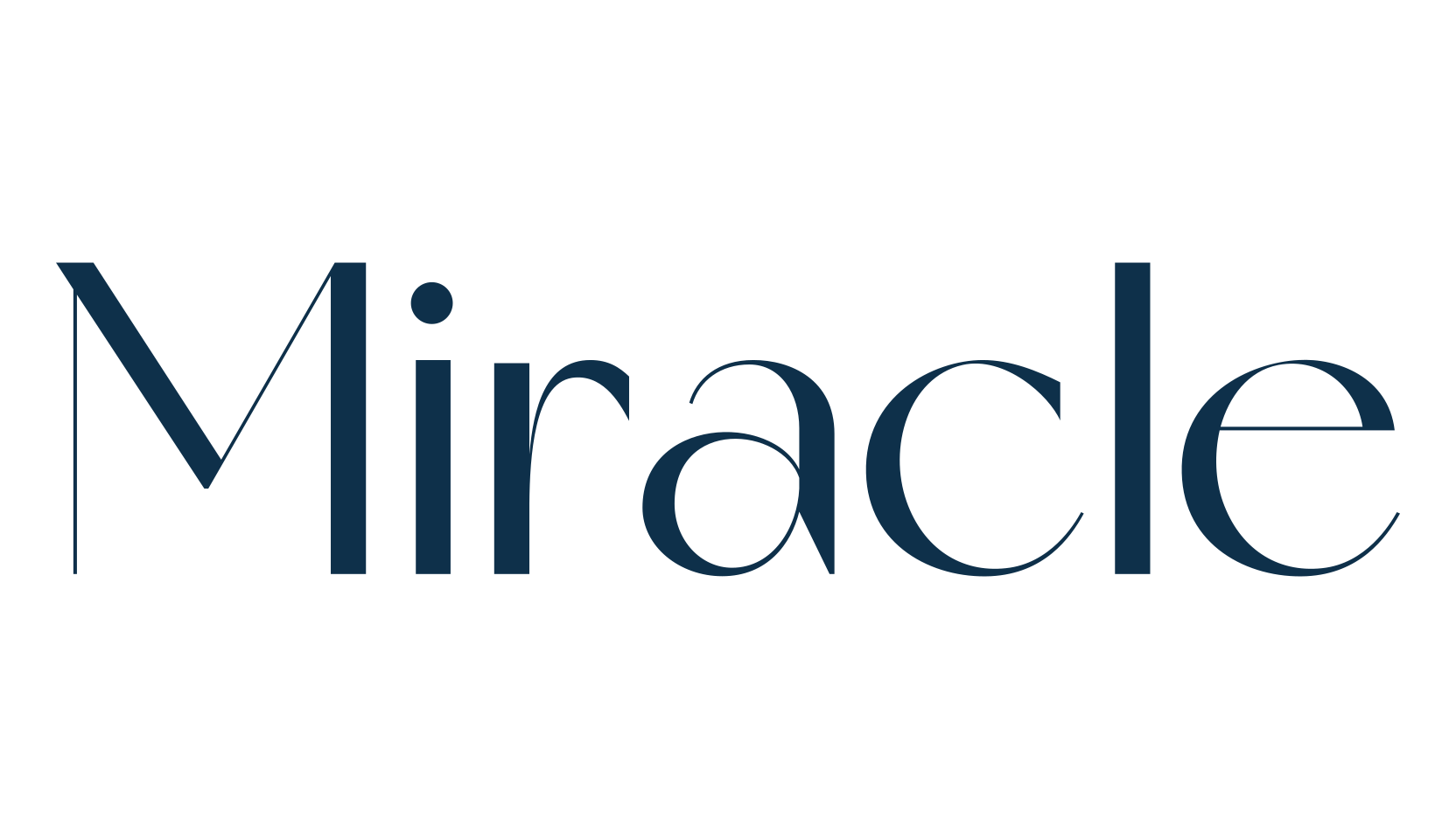 Miracle, basic sans serif font preview