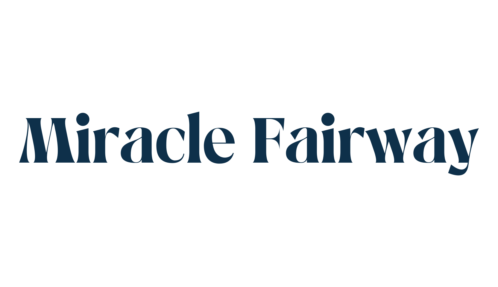 Miracle Fairway, retro font preview