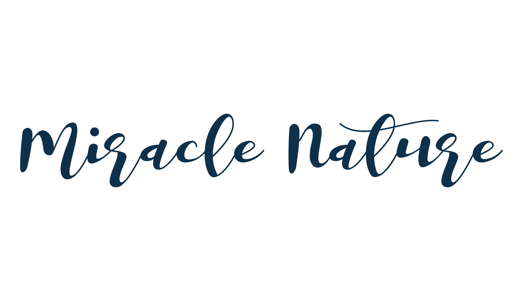 Miracle Nature, script calligraphy fancy decorative font preview