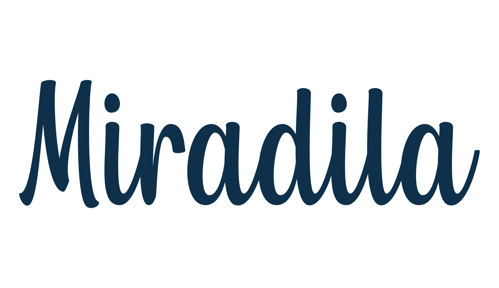 Miradila, display market font preview