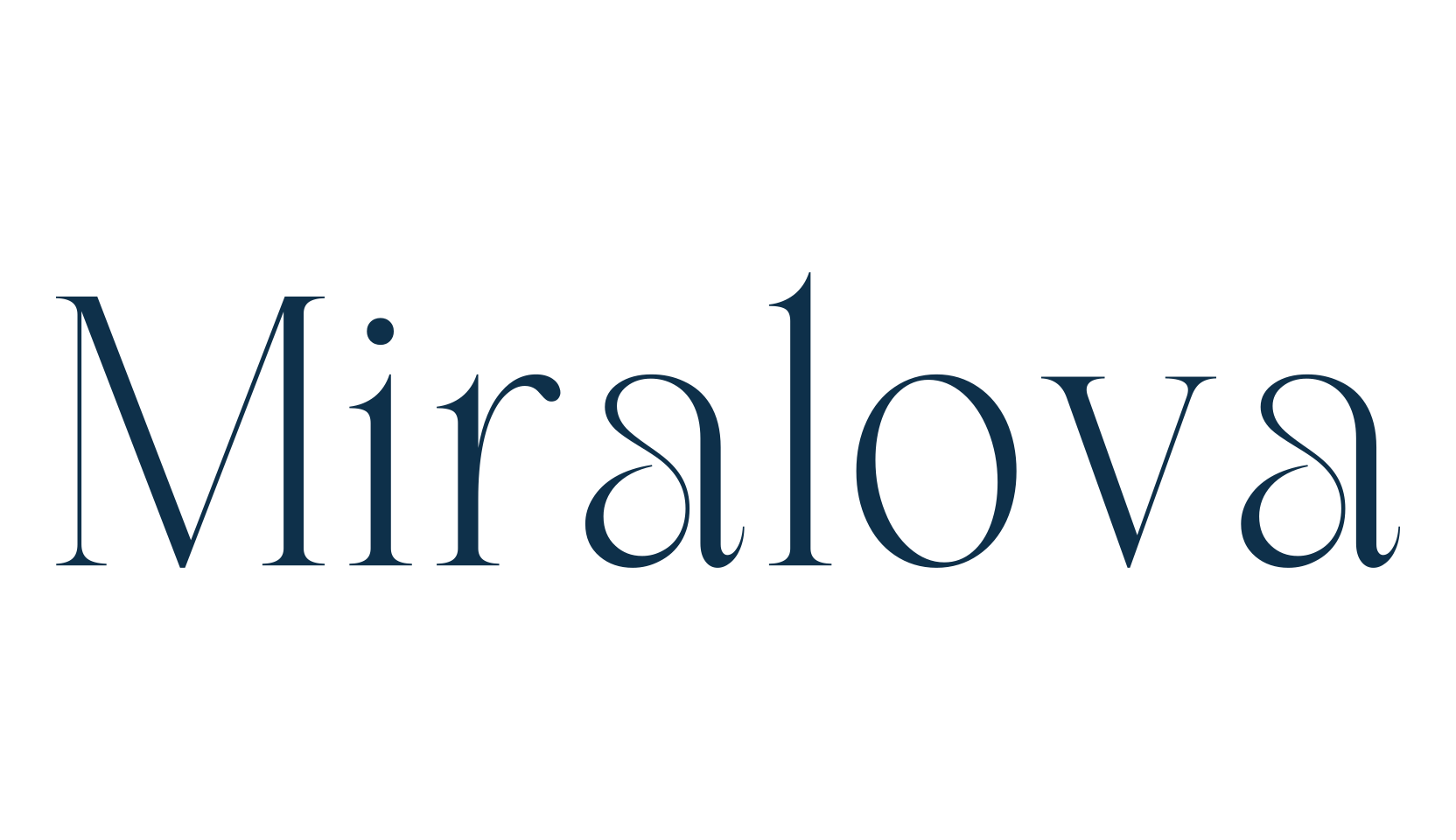 Miralova, fancy retro decorative font preview