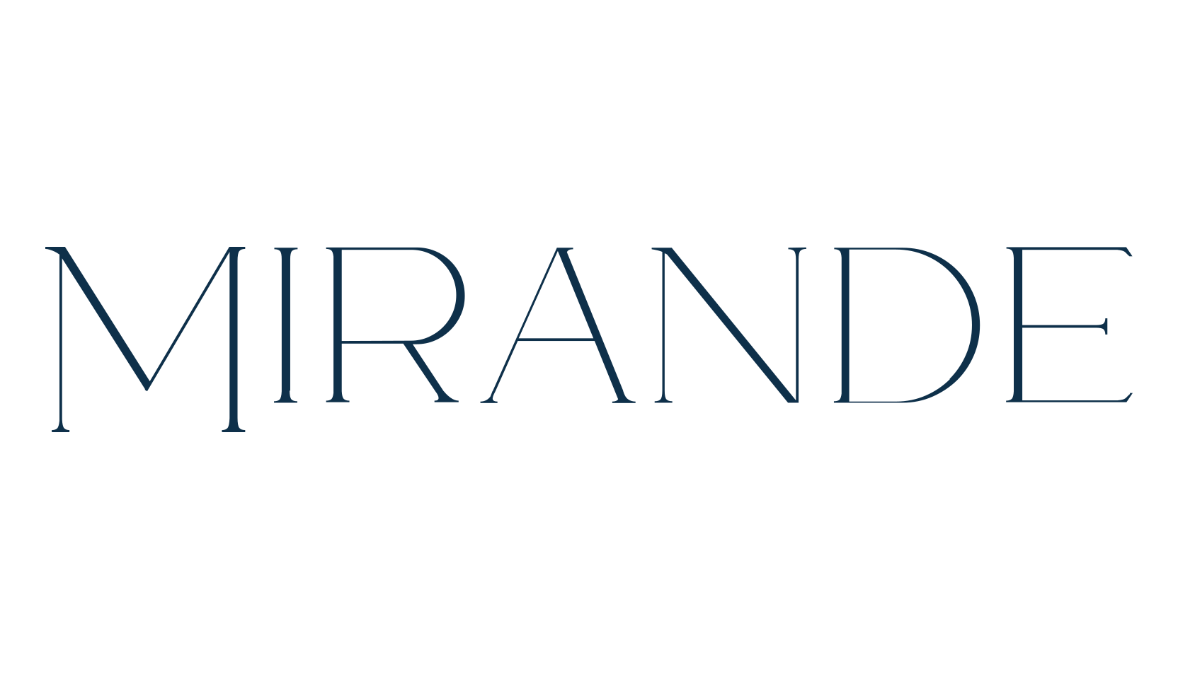 Mirande, basic serif font preview