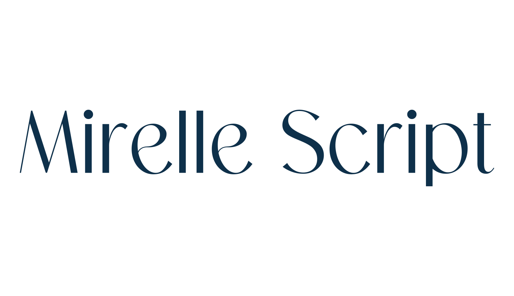 Mirelle Script, script handwritten fancy decorative calligraphy font preview