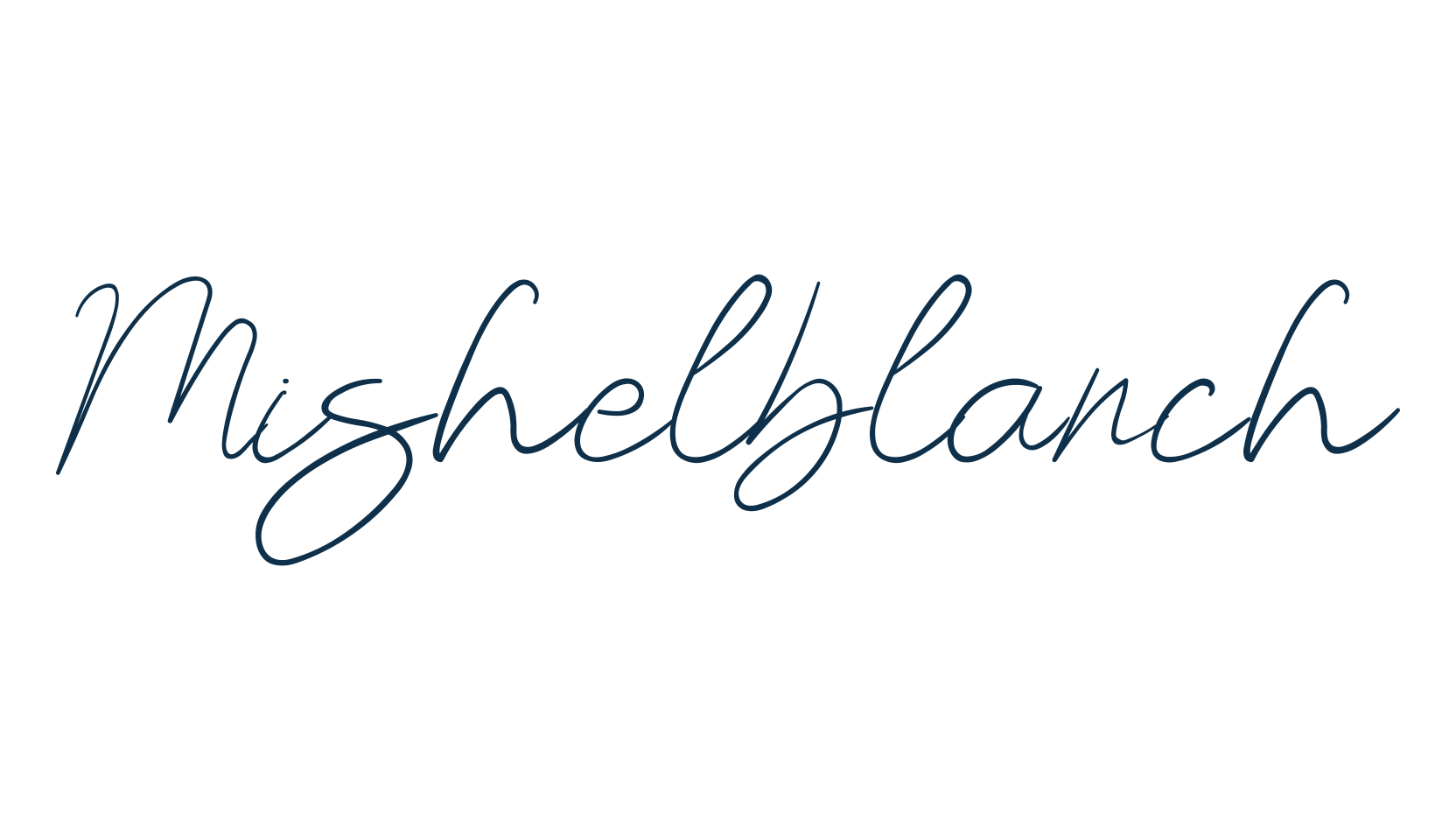 Mishelblanch, handwriting font preview